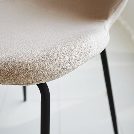 Silla de comedor Sia Dimehouse Beige L x An x Al 72x55x51 Tela Detalle fotográfico atmosférico
