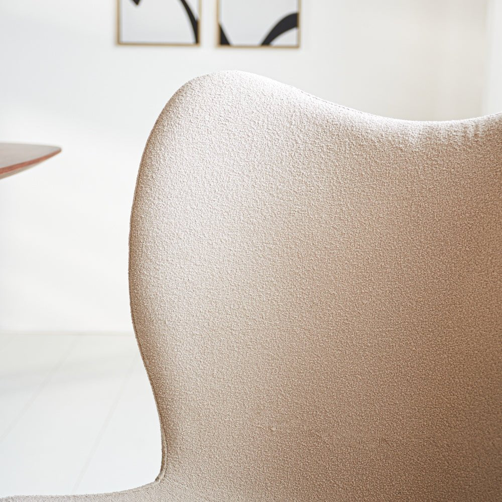 Silla de comedor Sia Dimehouse Beige L x An x Al 72x55x51 Tela Detalle fotográfico atmosférico