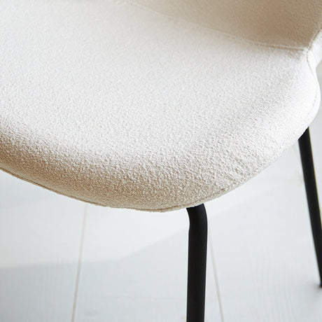 Silla de comedor Sia Dimehouse Blanco L x An x Al 72x55x51 Tela Detalle fotográfico atmosférico