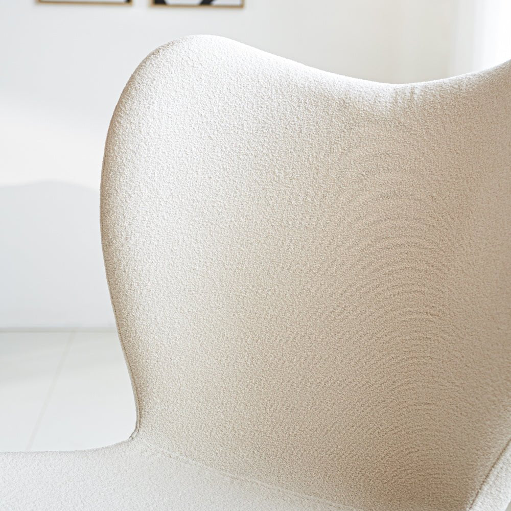Silla de comedor Sia Dimehouse Blanco L x An x Al 72x55x51 Tela Atmósfera foto diferente