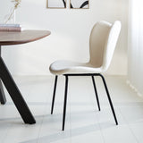Silla de comedor Sia Dimehouse Blanco L x An x Al 72x55x51 Tela Foto atmosférica vista lateral