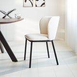 Silla de comedor Tess Dimehouse Blanco L x An x Al 65x62x56 Tela Foto atmosférica vista lateral
