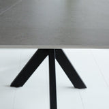 Eettafel Edin Grey Dimehouse Grijs LxBxH 161x92x11 Sintered stone Sfeerfoto detail