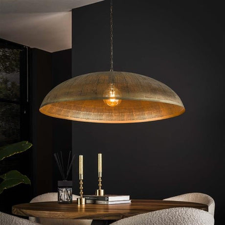 Lámpara colgante Danique DH Interior Bronce L x An x Al 101x101x34 Bronce Foto ambiental vista frontal diagonal