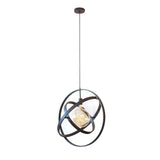 Lámpara colgante Diana DH Interior Negro L x An. x Al. 67x67x17 Metal Blanco foto vista frontal