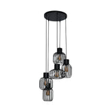 Lámpara colgante Hannes DH Interior Charcoal L x An. x Al. 51x51x19 Metal Blanco foto vista frontal