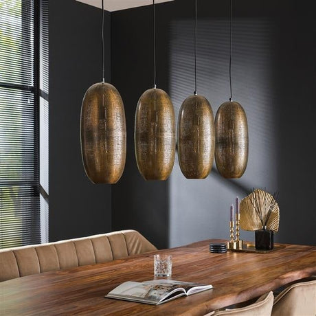 Lámpara colgante Rama DH Interior Bronce L x An x Al 125x51x22 Bronce Foto ambiental vista frontal diagonal