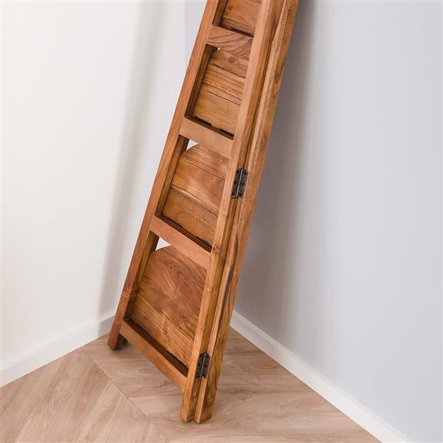 Estante de esquina Jess DH Interior Acacia L x An x Al 135x50x12 Madera de acacia Fotografía atmosférica en situación