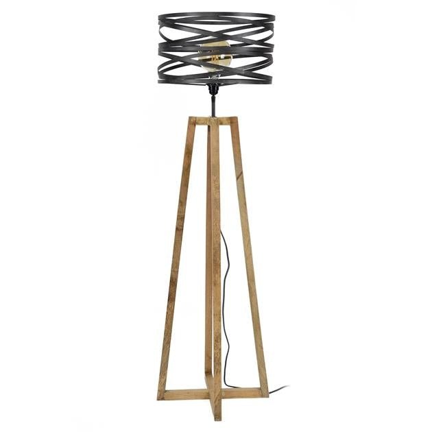 Lámpara de pie Twist DH Interior Gris L x An x Al 113x48x47 Gris pizarra Blanco foto vista frontal