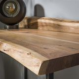 Escritorio Aberdeen DH Interior Acacia L x An x Al 115x75x18 Madera de acacia Detalle fotográfico atmosférico