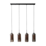 Lámpara colgante Amy DH Interior negro L x An. x Al. 107x69x23 Metal Blanco foto vista frontal
