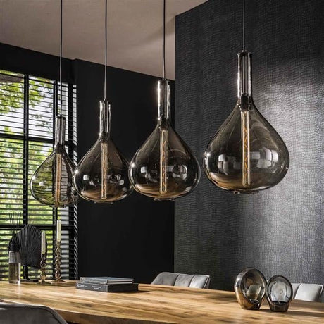 Lámpara colgante Karen DH Interior negro L x An. x Al. 102x58x39 Metal Foto atmosférica vista frontal diagonal