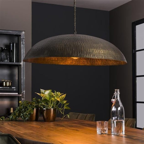 Lámpara colgante Lasse DH Interior Bronce L x An x Al 95x95x33 Bronce Foto ambiental vista frontal diagonal
