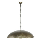 Lámpara colgante Lasse DH Interior Bronce L x An. x Al. 95x95x33 Bronce Blanco foto vista frontal