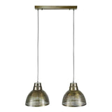 Lámpara colgante Luisa DH Interior Bronce L x An. x Al. 79x42x37 Bronce Blanco foto vista frontal