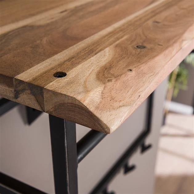 Perchero Teun DH Interior Acacia L x An x Al 102x84x35 Madera de acacia Detalle fotográfico atmosférico