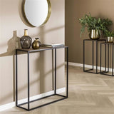 Tocador Lizzy DH Interior Bronce L x An x Al 82x80x30 Bronce Foto atmosférica vista frontal en diagonal