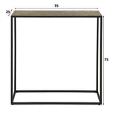 Tocador Lizzy DH Interior Bronce L x An x Al 82x80x30 Bronce Blanco indicación del tamaño de la foto