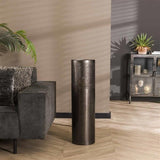 Lámpara de pie Eleanor Black Nickel DH Interior Negro L x An. x Al. 96x30x30 Nickel Fotografía atmosférica vista frontal