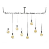 Hanglamp Willow DH Interior Zilver LxBxH 180x33x16 Zilver Witfoto vooraanzicht