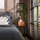 Mesita de noche Vanessa DH Interior Acacia L x An x Al 140x30x25 Madera de acacia Fotografía ambiental, vista frontal