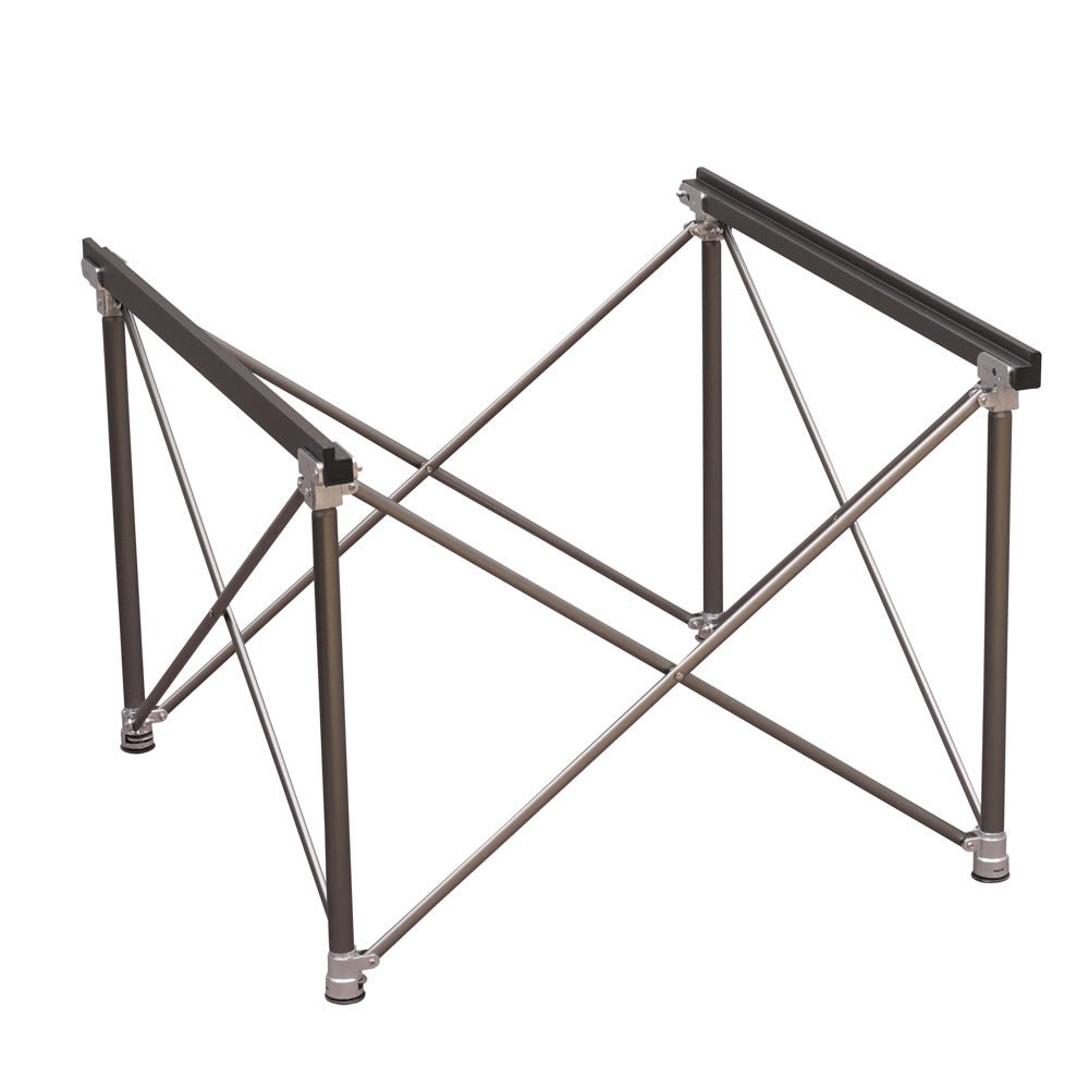 Mesa de camping Plegable aluminio 72x65x51 cm Dimehouse Negro L x An x Al 81x18x18 Aluminio Blanco foto detalle