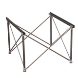 Mesa de camping Plegable aluminio 72x65x51 cm Dimehouse Negro L x An x Al 81x18x18 Aluminio Blanco foto detalle
