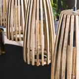 Lámpara colgante Elias DH Interior Mango LxAnxAl 140x42x20 Madera de mango Detalle de la foto atmosférica.