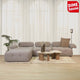 Modular Bank 3-Seater con Hocker Doblo beige