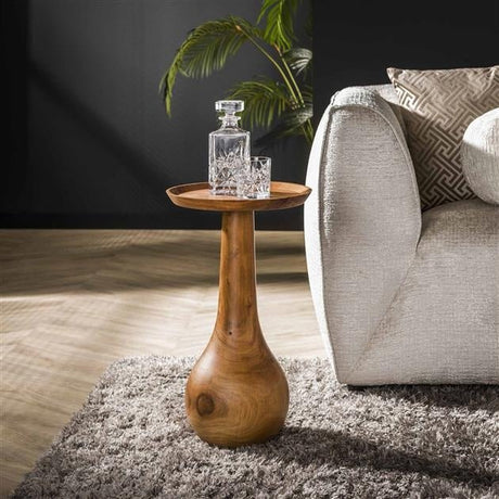 Mesa auxiliar Doja DH Interior Acacia L x An x Al 39x37x11 Madera de acacia Fotografía atmosférica en situación