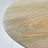 Mesa de centro Rory Roble Dimehouse Roble LxAnxAl 62x45x45 Madera de mango Detalle de la foto atmosférica.