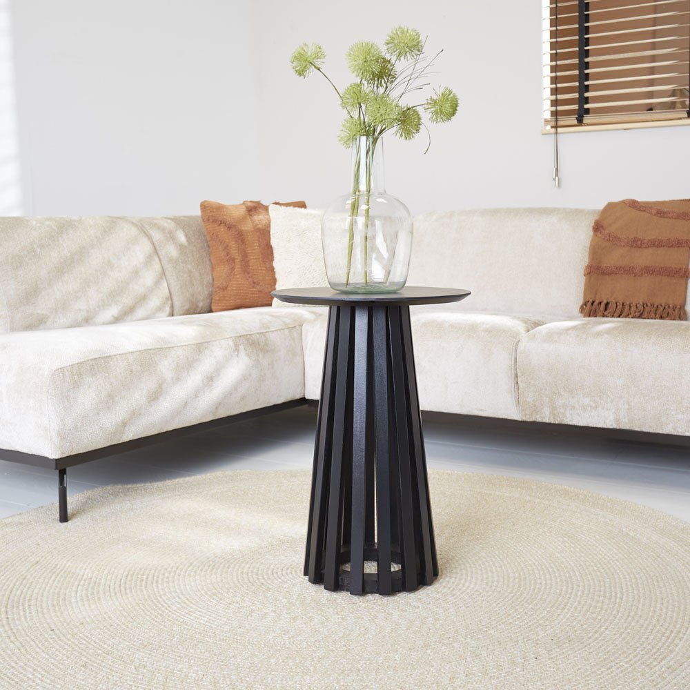 Mesa de centro Rory Negro Dimehouse Negro L x An x Al 62x45x45 Madera de acacia Fotografía atmosférica en situación