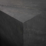 Mesa de centro Vigo DH Interior Pizarra L x An x Al 67x67x51 Pizarra Detalle fotográfico atmosférico