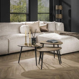 Mesa de centro Betty DH Interior Bronce L x An x Al 65x55x16 Bronce Foto atmosférica vista frontal diagonal