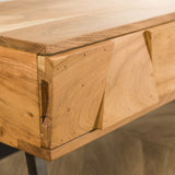 Tocador Alisa DH Interior Acacia L x An x Al 125x46x23 Madera de acacia Detalle fotográfico atmosférico