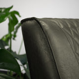 Fauteuil Peter Dimehouse Groen LxBxH 68x62x45 Kunstleer Sfeerfoto detail