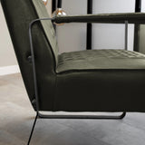 Fauteuil Peter Dimehouse Groen LxBxH 68x62x45 Kunstleer Sfeerfoto anders